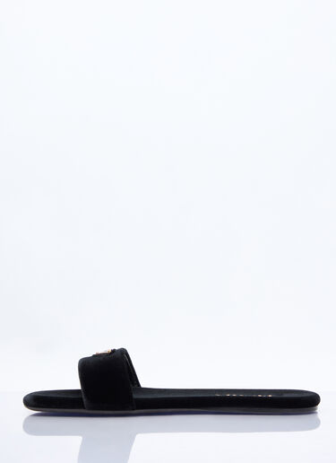 Prada Velvet slides Black pra0258027