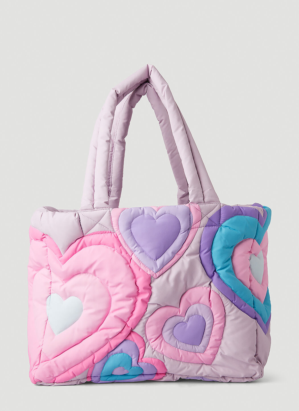 ERL Heart Puffer Bag in Purple | LN-CC®