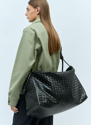 Bottega Veneta 라지 루프 위켄더 백 블랙 bov0357001