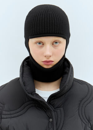 Moncler Wool And Cashmere Balaclava ダークグレー mon0258001