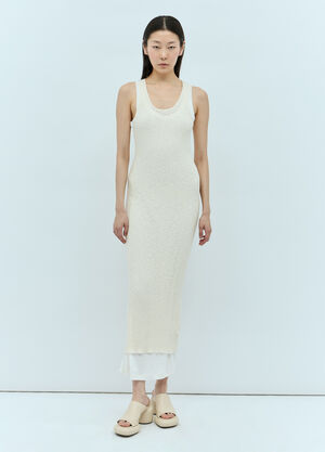 Jil Sander+ Knit Midi Dress White jsp0251020