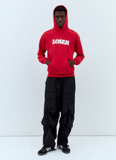 CONNIE COSTAS Loser Hooded Sweatshirt Red coc0158005