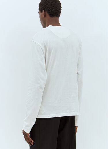 Jil Sander 로고 패치 티셔츠 3개 세트 화이트 jil0155019