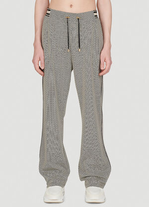 Balmain Mini Monogram Jacquard Pyjama Pants Blue bln0153013