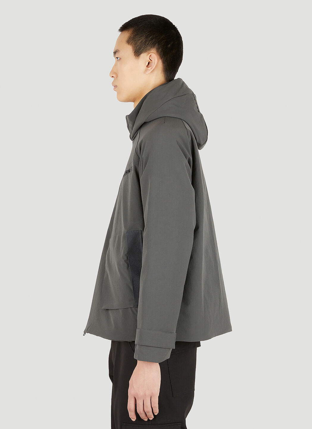Martine Rose hooded padded coat - Grey