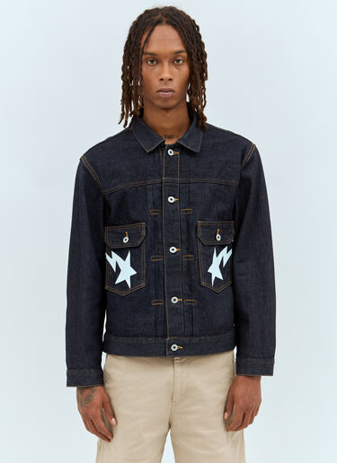 A BATHING APE® Star Denim Jacket Blue aba0156010