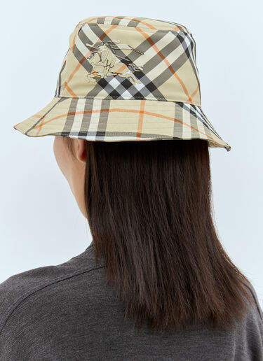 Burberry Check Bucket Hat Beige bur0257030