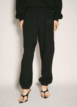 Alexander Wang Essential Terry Trackpants Black awg0257012
