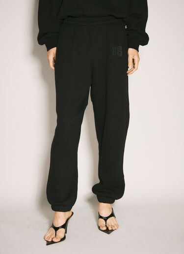 Alexander Wang Essential Terry Trackpants Black awg0257014