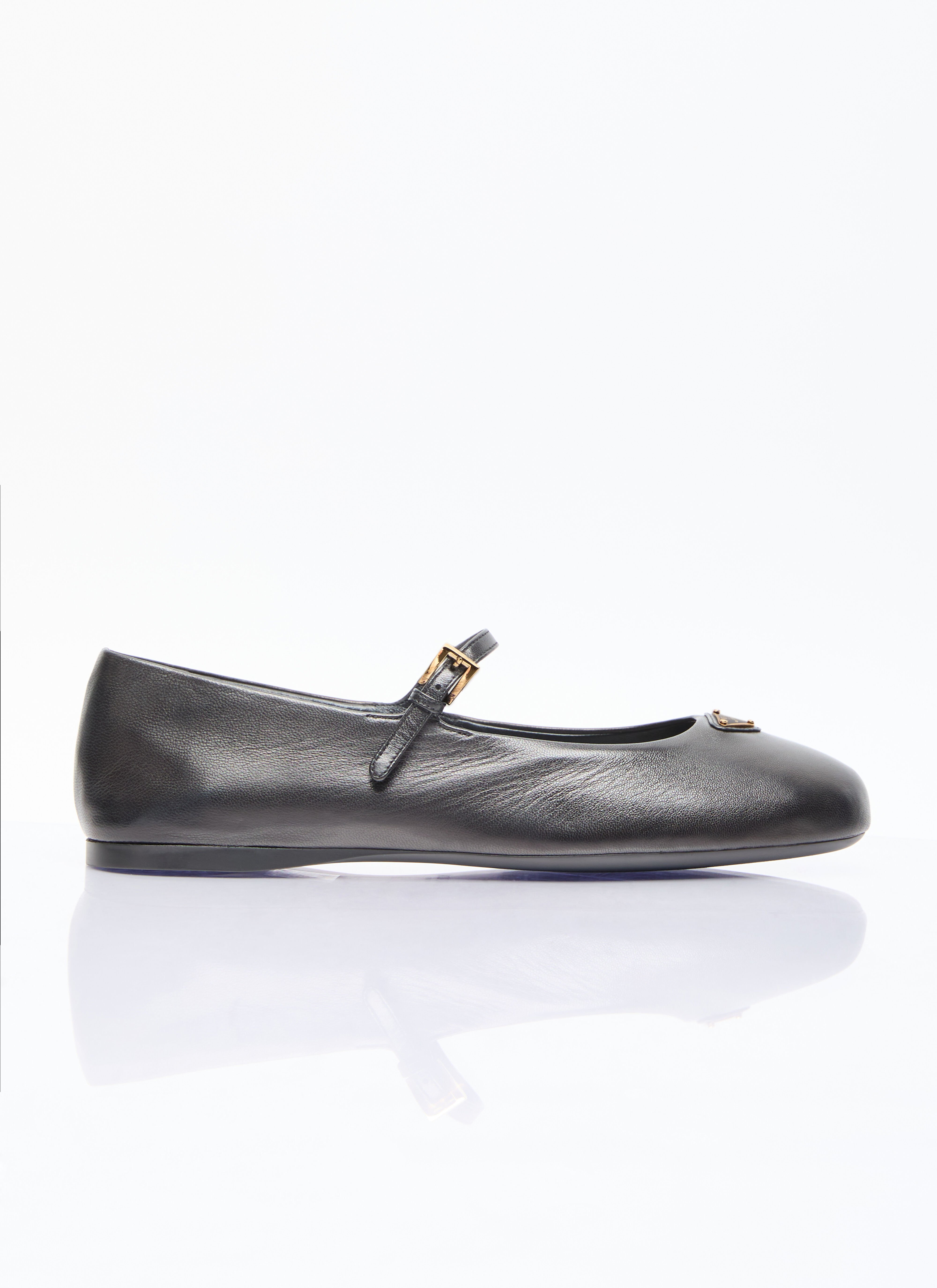 Gucci 纳帕皮芭蕾平底鞋 黑色 guc0255061