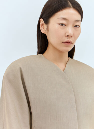 Jacquemus La Veste Ovalo Beige jac0258001