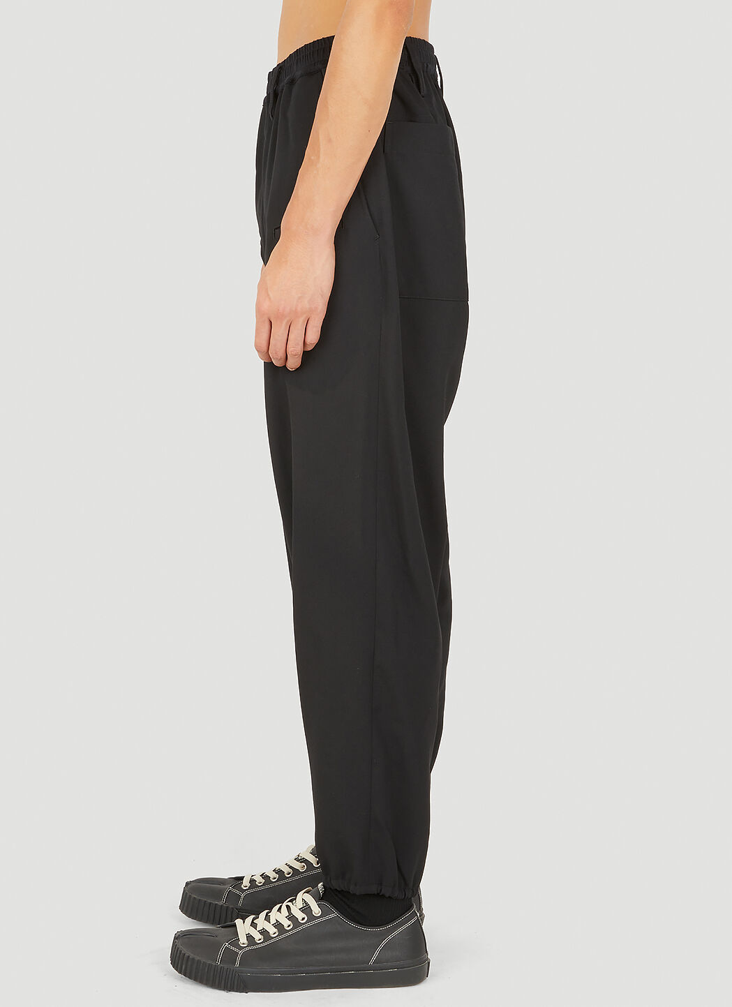 Yohji Yamamoto Regulation Track Pants in Black | LN-CC®