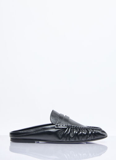 Saint Laurent Loafer Mules Black sla0257049