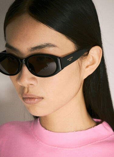 Balenciaga Round Sunglasses Black bcs0257002