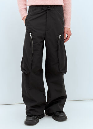 C.P. Company Drawstring Cargo Pants Black pco0155015