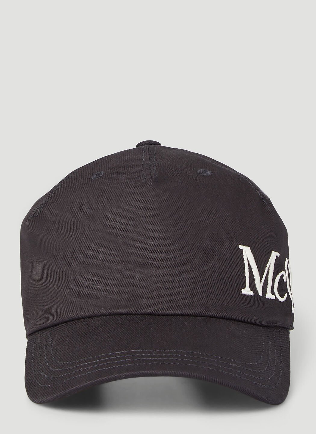 Alexander McQueen Embroidered-Logo Baseball Cap Black amq0152016