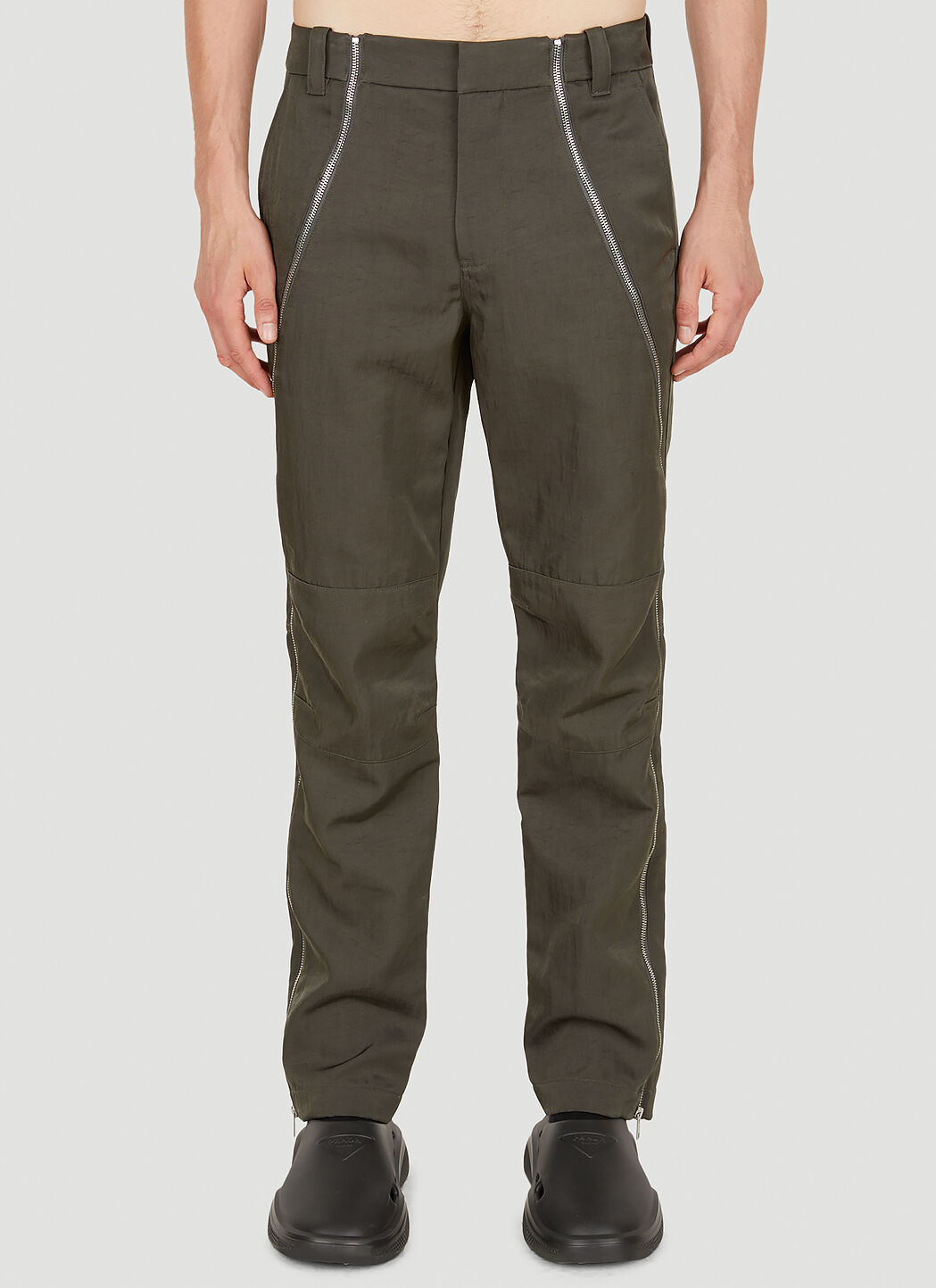 HELMUT LANG: trousers for women - Black | Helmut Lang trousers I04HW207  online at GIGLIO.COM
