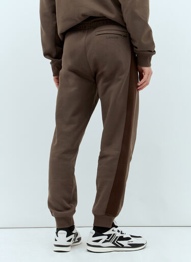 Lanvin Side Curb Track Pants Brown lnv0157004