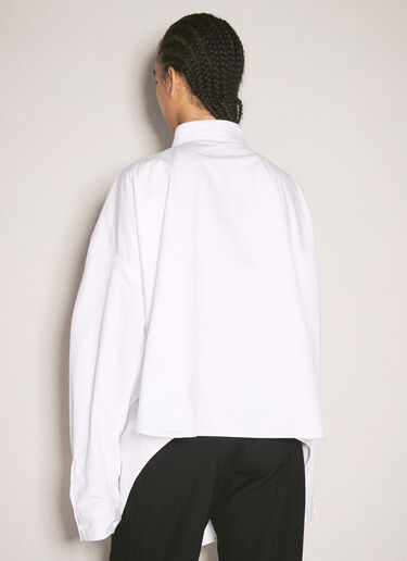 Balenciaga Asymmetric Shirt White bal0257009