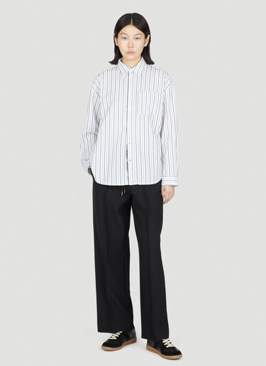 A.P.C. Boyfriend Stripe Shirt White apc0254004