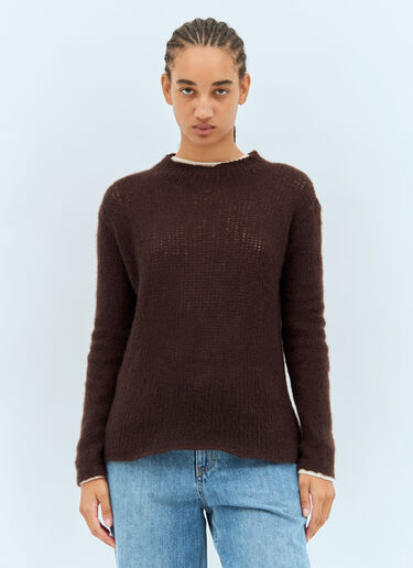 The Row Helios Sweater Brown row0258016