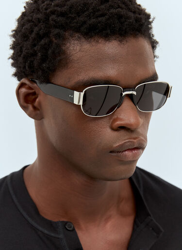 Dries Van Noten Square-Oval Sunglasses Black vns0158001