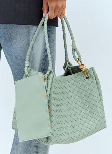 Bottega Veneta 라지 패러슈트 숄더백 그린 bov0257063