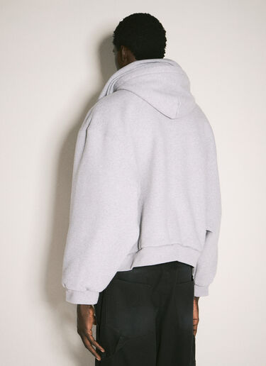 Balenciaga Incognito Hooded Sweatshirt Grey bal0157014