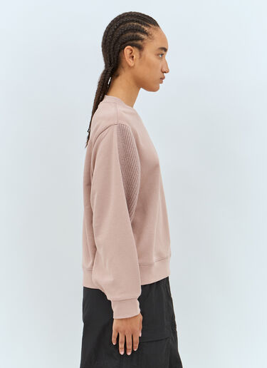 Moncler Wool Panels Sweatshirt Pink mon0257045