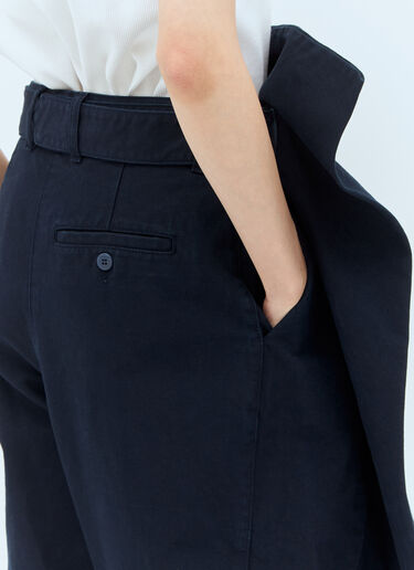 JW Anderson Fold-Over Pants Navy jwa0257005