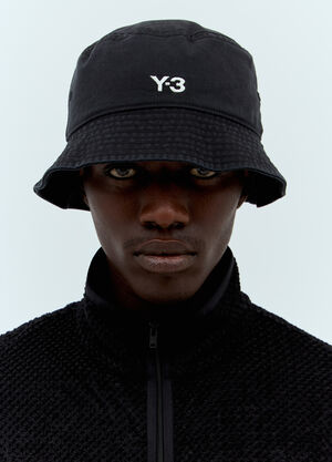 Y-3 JFA Logo Embroidery Bucket Hat Black yjf0158017