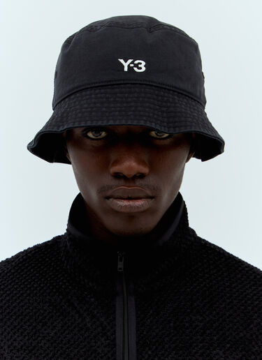 Y-3 Logo Embroidery Bucket Hat Black yyy0158020