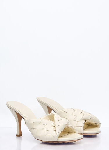 Bottega Veneta Blink Heeled Mules Cream bov0257021