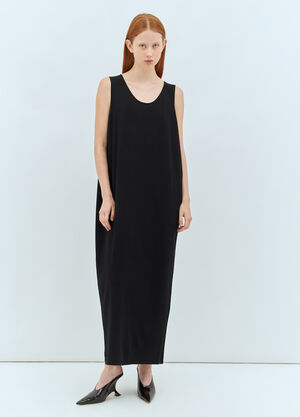 Saint Laurent Agla Maxi Dress Black sla0254023