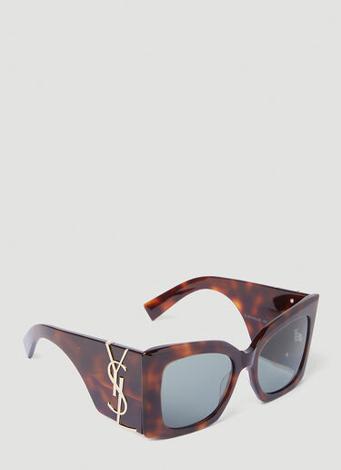 Saint Laurent Blaze Tortoiseshell Sunglasses Brown sla0252110