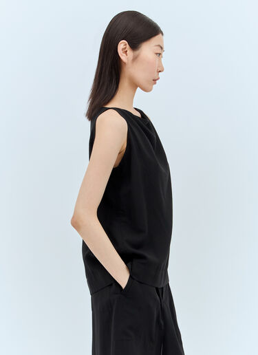 Issey Miyake ツーアズワントップ ブラック ism0257008