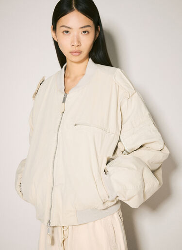 Entire Studios A-4 Bomber Jacket White ent0257022