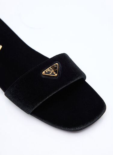 Prada Velvet slides Black pra0258027