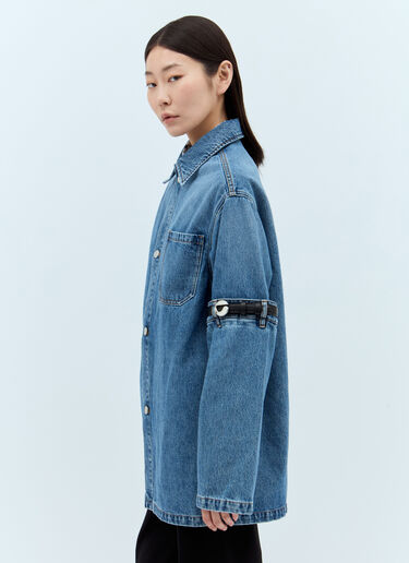 Coperni Open Elbow Denim Jacket Blue cpn0255001