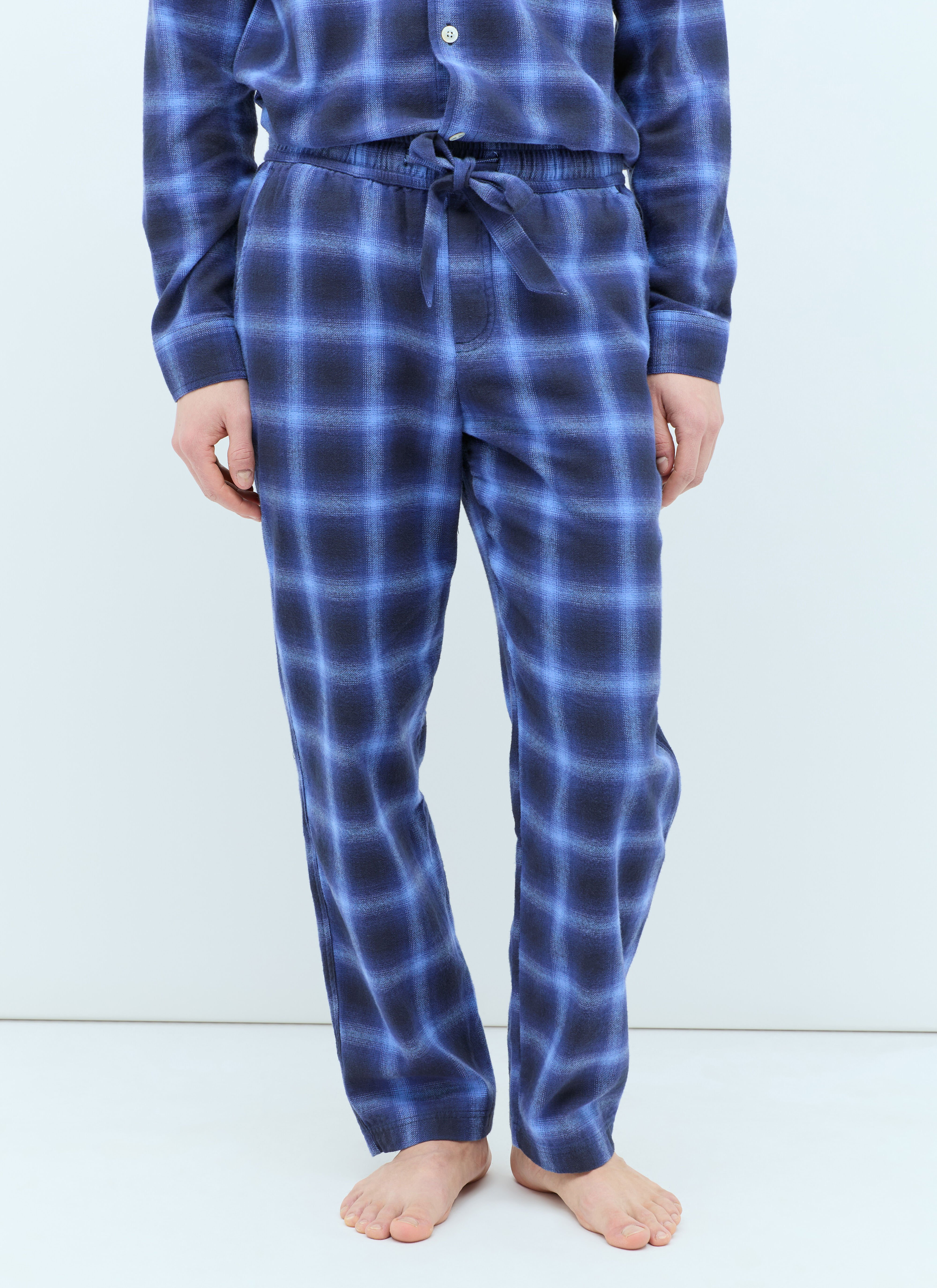 Jil Sander Plaid Pyjama Pants Beige jil0155004