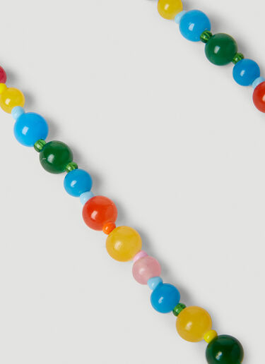 Walter Van Beirendonck rainbow beaded necklace