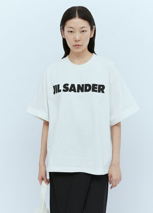 Jil Sander Logo Print T-Shirt 블랙 jil0257002