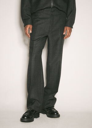 Prada Wool Tailored Pants Grey pra0158005