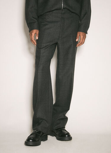 Prada Wool Tailored Pants Dark Grey pra0158013