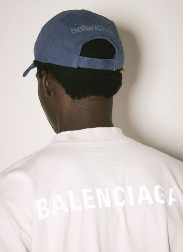 Balenciaga 3B Stencil 棒球帽 蓝 bal0157042