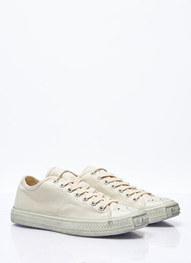 Acne Studios 低帮帆布运动鞋 米色 acn0257008