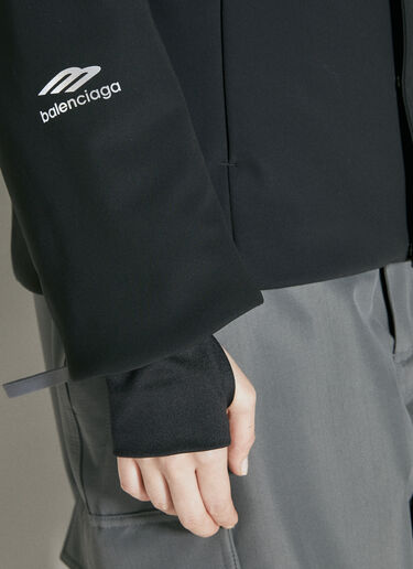 Balenciaga 3B 스포츠 아이콘 스키 아워글래스 파카 블랙 bal0255100