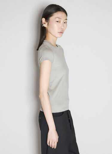 Rick Owens 短款 Level T 恤 灰色 ric0255013