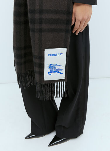 Burberry Check Cashmere Scarf Brown bur0254003