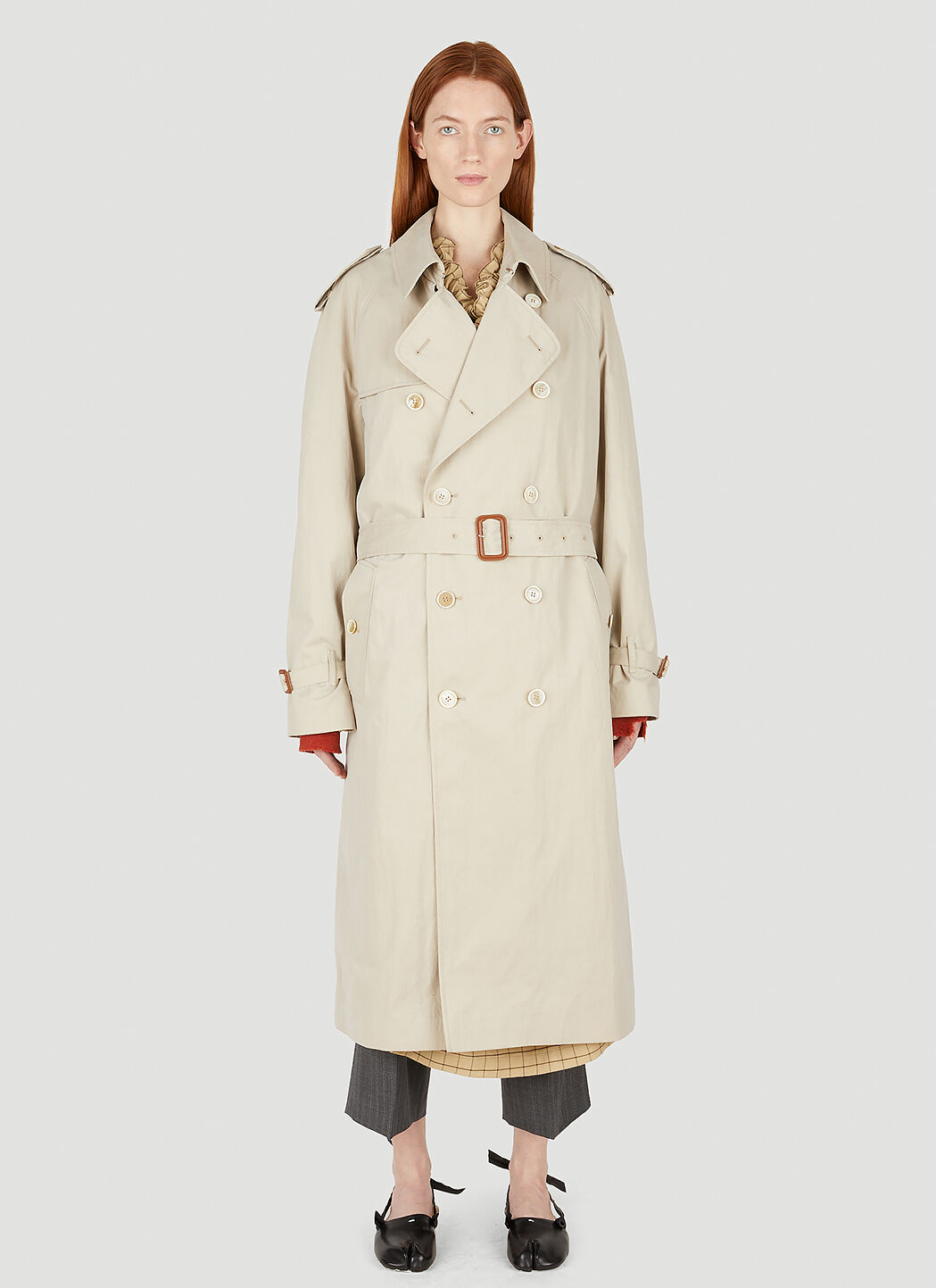 Maison Margiela belted coat 36サイズベルテッドコートベルトコート